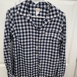 JCrew - Blue/White Gingham Button Down Shirt